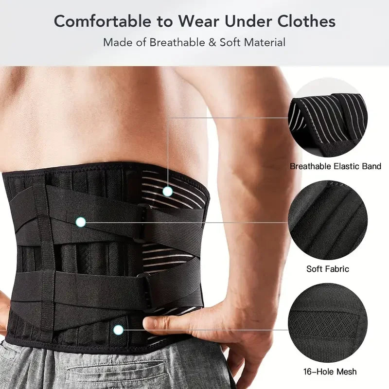 Adjustable Lumbar Brace for Enhanced Stability & Lower Back Support