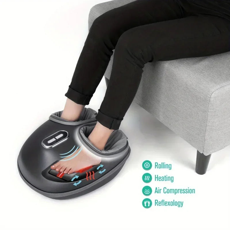Shiatsu Foot Massager with Heat & Deep Kneading Therapy